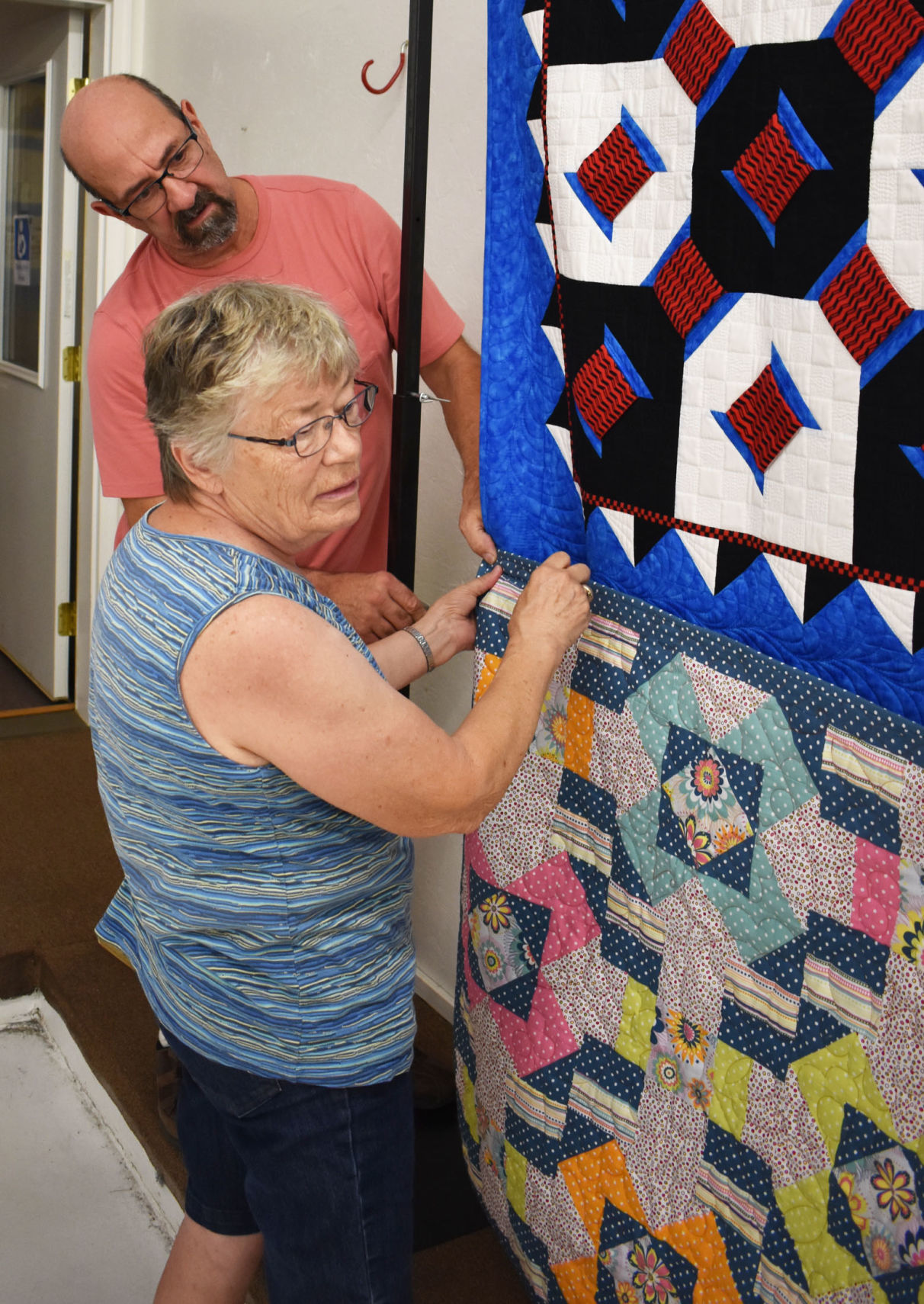 Lodi Fair quilt hanging